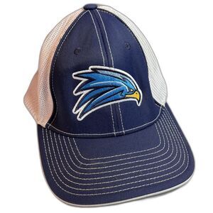 Eagle‎ Trucker Hat By Pacific Headwear SM/MD Size Blue White